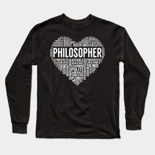 Philosopher Heart Long Sleeve T-Shirt